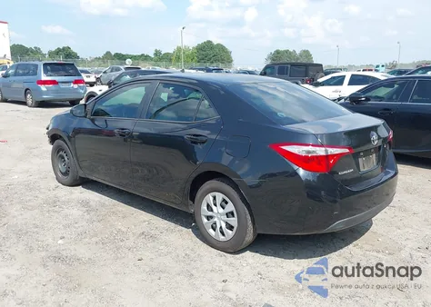 2015 Toyota Corolla L z USA, uszkodzony, nr VIN 5YFBURHE9FP213707